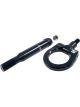 Torque Solution Billet Rear Tow Hook Black 2008-2014 For Subaru