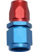 Aeroflow 550 Cutter Straight Stepped Hose End -8AN to -6 Blue/Red