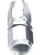 Aeroflow 500/550 Cutter Style Swivel Straight Hose End -12AN Silver