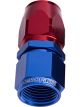 Aeroflow 500 Series Cutter Swivel Straight Hose End -20AN Blue/Red