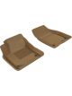 3D MAXpider For 2004-2012 Volvo S40 Kagu 1st Row Floormat Tan