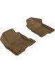 3D MAXpider For 2008-2011 Ford Focus Kagu 1st Row Floormat Tan
