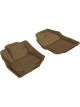 3D MAXpider For 2009-2013 Honda Fit Kagu 1st Row Floormat Tan