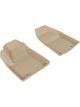 3D MAXpider For 2015-2020 Jeep Cherokee Kagu 1st Row Floormat Tan