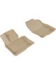 3D MAXpider For 2017-2020 Mazda CX-5 Kagu 1st Row Floormat Tan