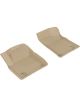 3D MAXpider For 2017-2020 Nissan Armada Kagu 1st Row Floormat Tan
