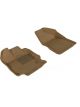 3D MAXpider For 2012-2012 Toyota Venza Kagu 1st Row Floormat Tan