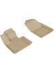 3D MAXpider For 2015-2019 Volvo XC90 Kagu 1st Row Floormat Tan