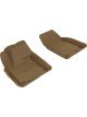 3D MAXpider For 2007-2013 Volvo C30 Kagu 1st Row Floormat Tan