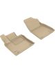 3D MAXpider For 2019-2020 Lexus ES Kagu 1st Row Floormat Tan