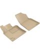 3D MAXpider For 2019-2020 Toyota Avalon Kagu 1st Row Floormat Tan