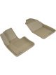 3D MAXpider For 2018-2020 Volvo XC60 Kagu 1st Row Floormat Tan