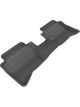 3D MAXpider For 2012-2013 Kia Rio/Rio5 Kagu 2nd Row Floormats Bla