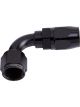 Aeroflow 500 Series Cutter Swivel 90 Degree Hose End -10AN Black