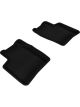 3D MAXpider For 2004-2009 Toyota Prius Kagu 2nd Row Floormats Bla