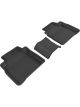3D MAXpider For 2016-2019 Nissan Maxima Kagu 2nd Row Floormats Bl