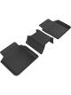 3D MAXpider For 2016-2020 BMW 7 Series Kagu 2nd Row Floormats Bla