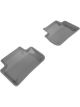 3D MAXpider For 2018-2020 Audi Q5 Kagu 2nd Row Floormats Gray