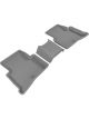 3D MAXpider For 2017-2020 Kia Sportage Kagu 2nd Row Floormats Gra
