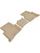 3D MAXpider For 2017-2020 Kia Sportage Kagu 2nd Row Floormats Tan