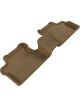 3D MAXpider For 2010-2013 Mazda Mazda3 Kagu 2nd Row Floormats Tan