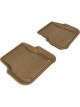 3D MAXpider For 2005-2011 Audi A6/S6 Kagu 2nd Row Floormats Tan