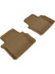3D MAXpider For 2014-2019 Cadillac CTS Kagu 2nd Row Floormats Tan