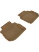 3D MAXpider For 2006-2010 Infiniti M35 Kagu 2nd Row Floormats Tan
