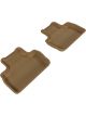 3D MAXpider For 2006-2013 Lexus IS Kagu 2nd Row Floormats Tan