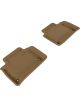 3D MAXpider For 2007-2012 Lexus LS460 Kagu 2nd Row Floormats Tan