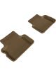3D MAXpider For 2008-2014 Mini Clubman Kagu 2nd Row Floormats Tan