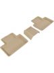 3D MAXpider For 2015-2019 Volvo XC90 Kagu 2nd Row Floormats Tan