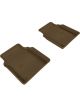 3D MAXpider For 2011-2018 Audi A8L Kagu 2nd Row Floormats Tan