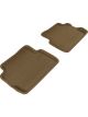 3D MAXpider For 2008-2011 Ford Focus Kagu 2nd Row Floormats Tan