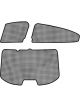 3D MAXpider For 2014-2018 Mazda Mazda3 Sedan Black Sun Shades Complet