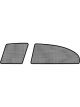 3D MAXpider For 2006-2011 Honda Civic Sedan Black Sun Shades Side Win
