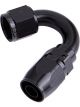 Aeroflow 500 Series Cutter Swivel 150 Degree Hose End -20AN Black