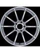 Advan RSII 17x7.0 +42 4-100 Racing Hyper Silver Wheel