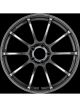 Advan RSII 17x7.0 +42 4-100 Racing Hyper Black Wheel