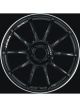 Advan RZII 17x7.0 +42 4-100 Racing Gloss Black Wheel