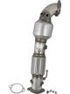 AFE Twisted Steel Down-Pipe Street Series For 17-18 Hyundai Elantr…