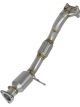 AFE Twisted Steel Down-Pipe w/ Cat Street For 12-15 Honda Civic Si…