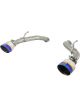AFE Power Takeda 2.5in 304 SS Axle-Back Exhaust w/ Blue Flame Tip…