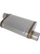 MACH Force-Xp 409 SS Muffler 3in ID Offset/Offset x 4in H x 9in W x 1