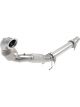 AFE Twisted Steel Down-Pipe Street Series For 15-19 Volkswagen Gol