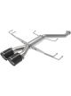 AFE Takeda 2.5in 304SS Axle-Back Exhaust System For 17-19 Honda Civ