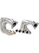 AFE Twisted 304SS Header For 2020 Chevy Corvette C8 6.2L V8 Brushed