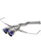 AFE Takeda 3in-2.5in 304 SS Axle-Back Exhaust w/Blue Flame Tip For