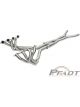 AFE PFADT Tri-Y Catted Header X Pipe Combo For 05-08 Chevy Corvett…