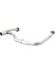 AFE Power Twisted Steel Y-Pipe Aluminized 2in For 12-14 Jeep Wrangler